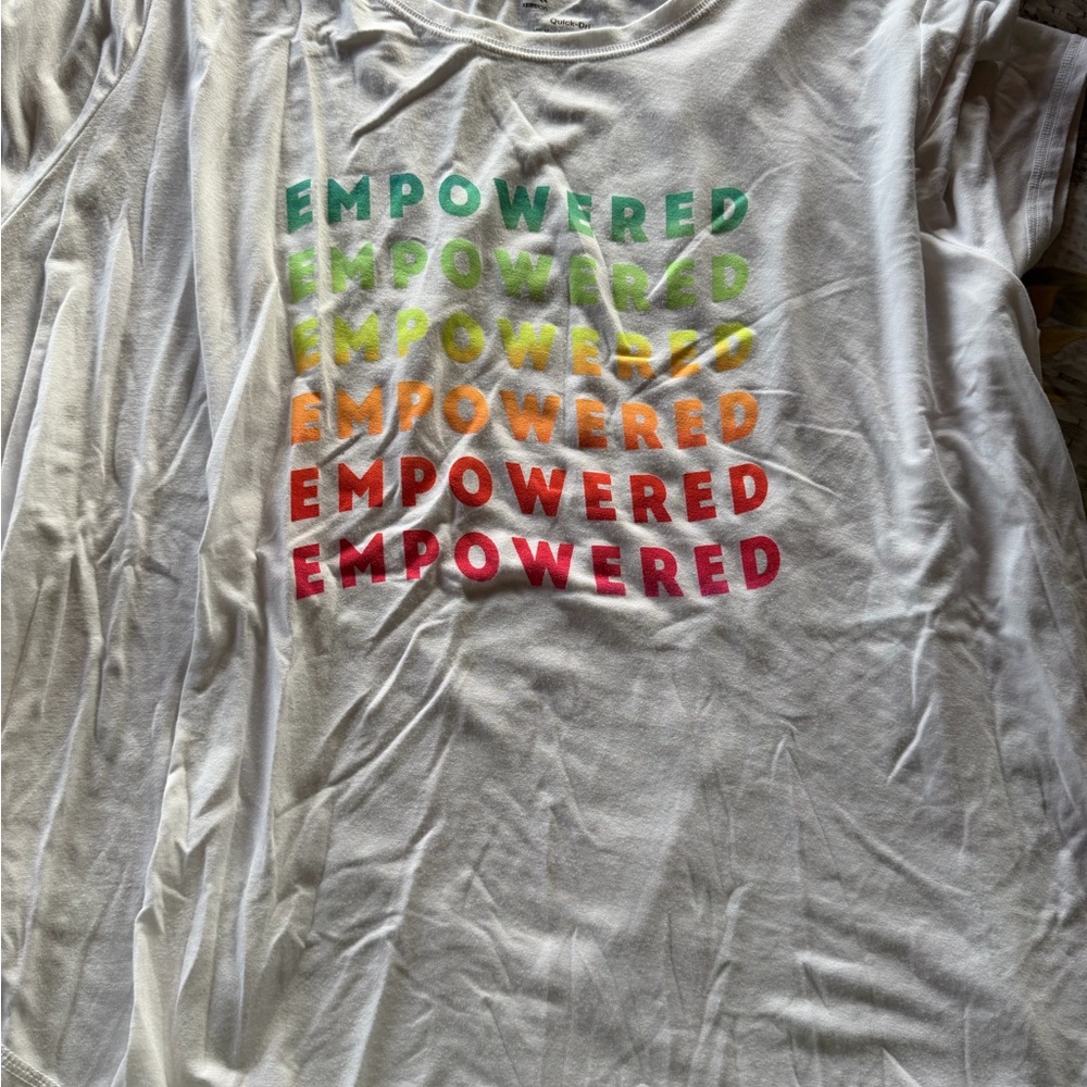 Xersion White Empowered Graphic Tee